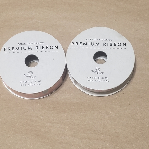 NWT American Crafts Premium Printed Ribbon Bundle Qty 6 - Picture 7 of 15